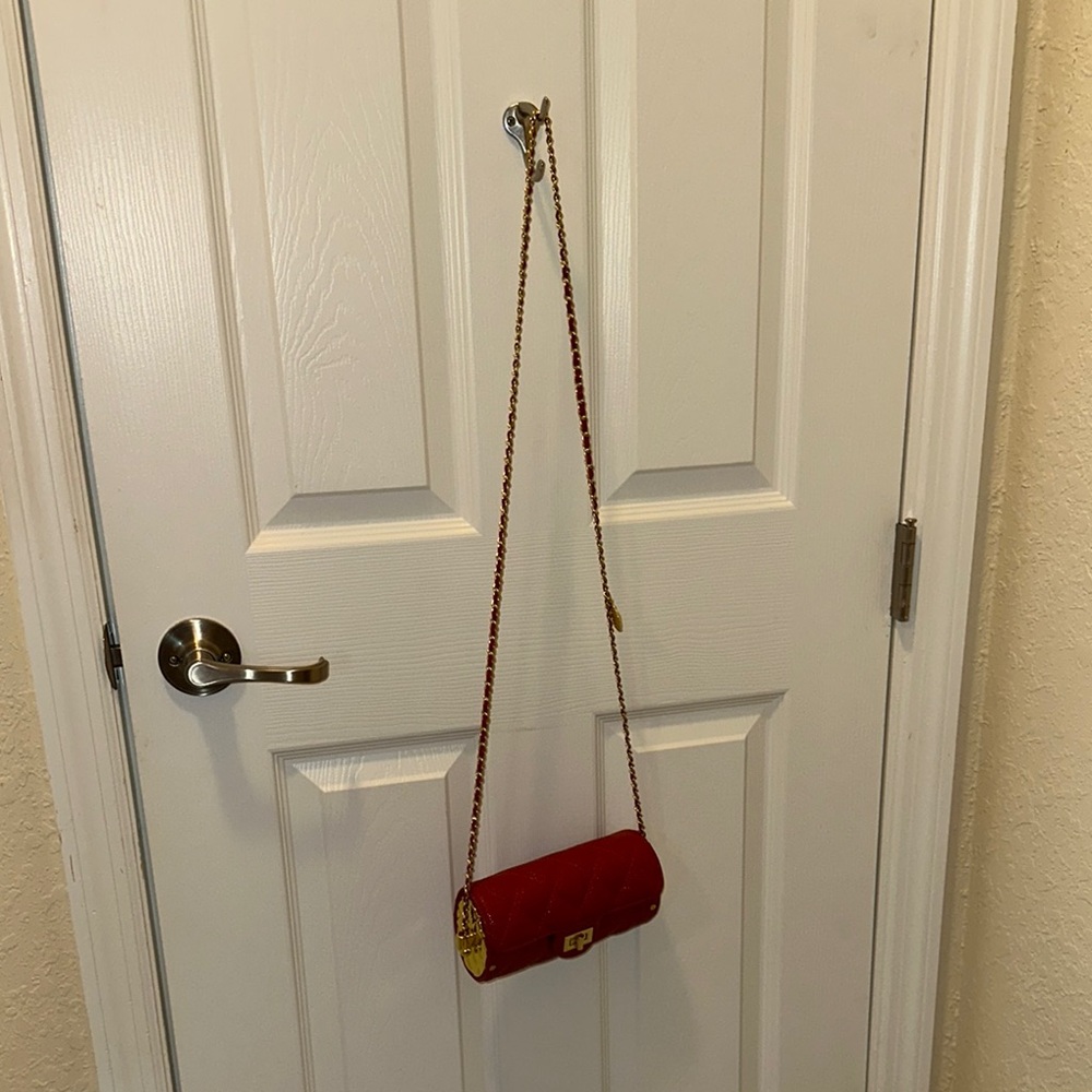 Chic Red  Clutch